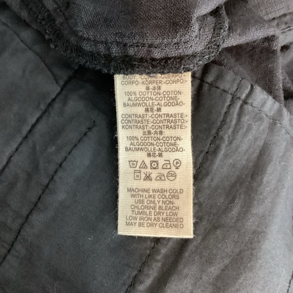 Free People Everywhere You Go Paperbag Waist Shorts Black Size 10 - Picture 7 of 7